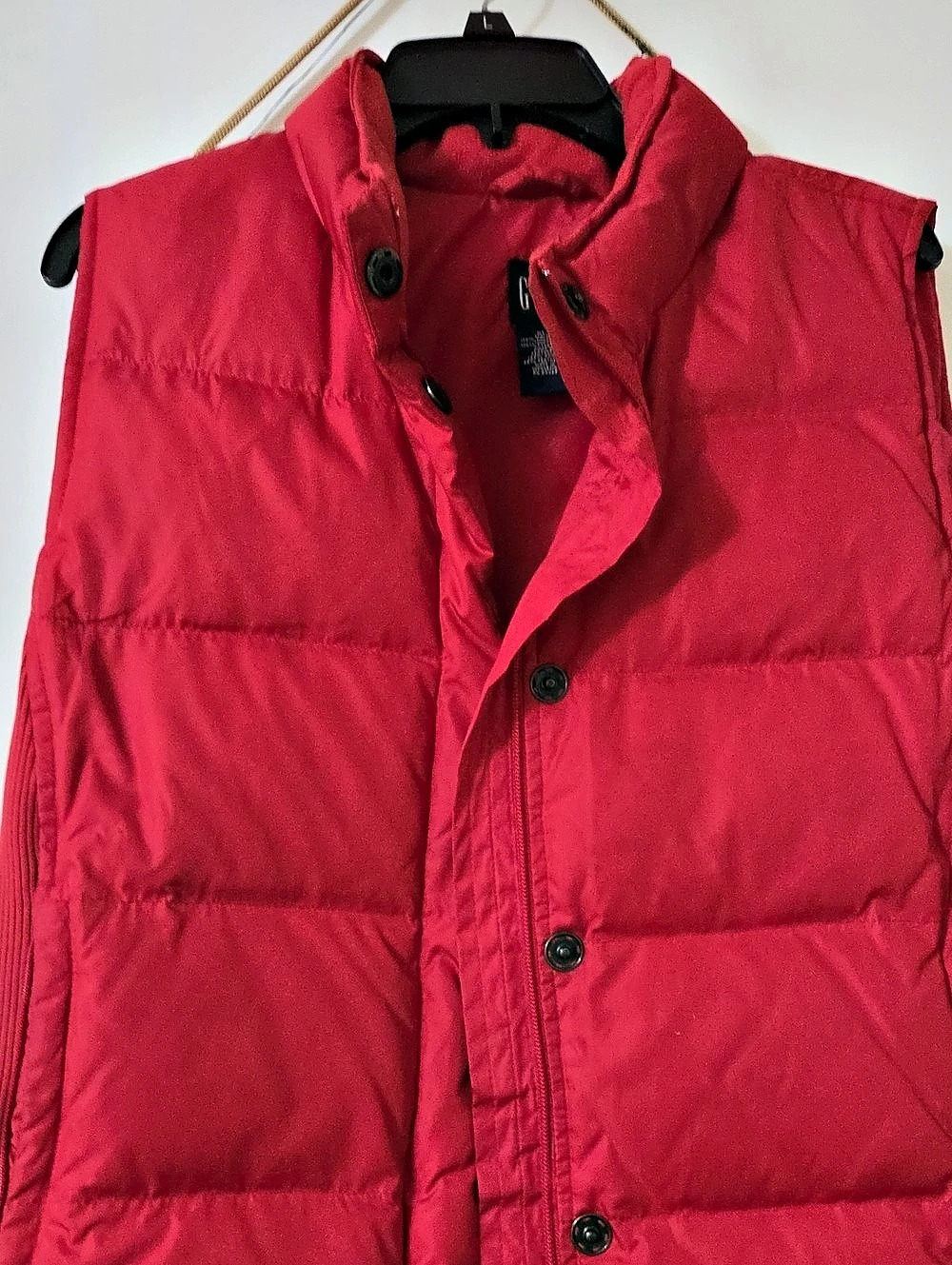 GAP Red Puffer Vest Like New